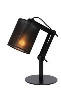 Lampe de table design Lucide Tampa Noir Métal 45592/81/30
