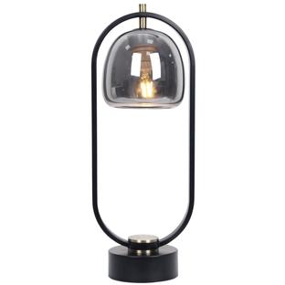 Lampe design Lo Select Bowy Noir Métal - Verre T81328