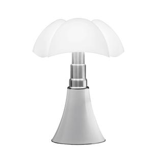 Lampe led "medium" Martinelli-luce pipistrello Blanc Inox 620/MED/DIM/BI