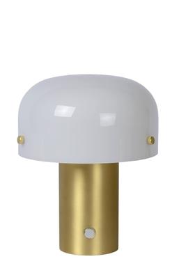 Lampe de table TIMON - Ø 18 cm - Laiton Verre - Lucide - 05538/01/02