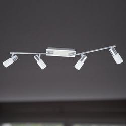 Barre 4 lampes led Action Bas Nickel  767704540000