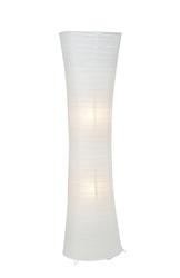 Lampadaire 2 lampes design Brilliant Becca Blanc Papier 92961/05