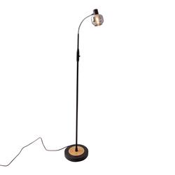 Lampadaires 1 lampes design Näve Fumoso Noir Métal - Verre 2087122