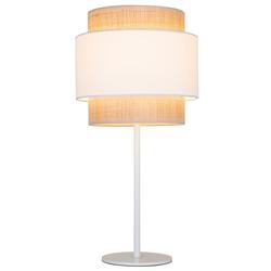 Lampe design Lo Select Art Beige Métal - Tissus 19211T-98  white