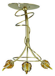 Lustre 3 lampes classique Cvl niobe bruni Bruni ADONIS 3L Bruni L600 Ambre