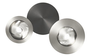 Applique 2 lampes design Cvl Nickel/Graphite Laiton massif Dots G