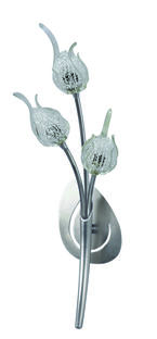 Applique 3 lampes classique Cvl Sparte Nickel Laiton massif APSPAR3NIL600C