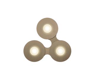 Applique 3 lumières led Grossmann Disc Brun doré Aluminium 73-830-090