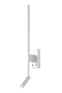 Applique avec liseuse Mantra Torch Blanc Aluminium 6702