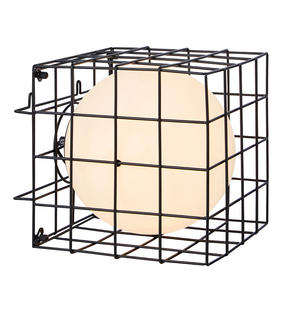 Applique design Markslöjd Cage Noir Métal 107382