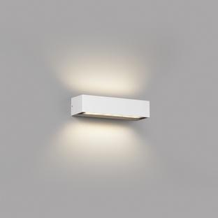 Applique extérieure 2 lampes led Faro Doro Blanc Aluminium 71900