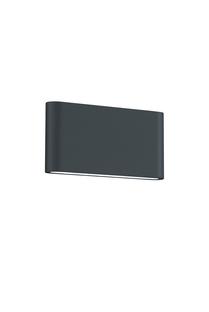 Applique extérieure bidirectionnelle Trio Thames II Gris anthracite Fonte d'aluminium 227660242