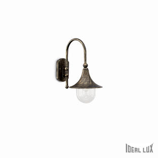 Applique extérieure classique Ideal lux Cima Noir Aluminium 024134