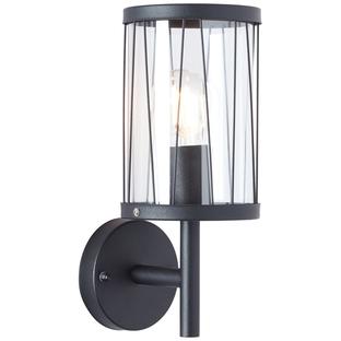 Applique extérieure design Brilliant Reed Noir Plastique 44681/63