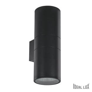 Applique extérieure design Ideal lux Gun Noir Aluminium 092317