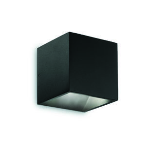 Applique extérieure led Ideal lux Rubik Noir Aluminium 142302