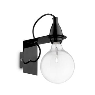 Applique industrielle Ideal lux Minimal Noir Métal 045214