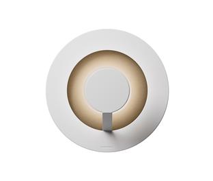 Applique led Grossmann Flat Blanc / Brun doré Aluminium 51-828-157