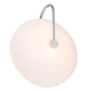 Applique led Yale Blanc Métal - Verre BOMA-1W-WH