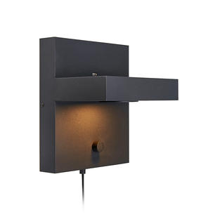 Applique led Markslöjd Kubik Noir Métal 107065