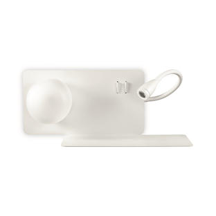 Applique USB avec liseuse Ideal lux Book Blanc 01 Métal 174822