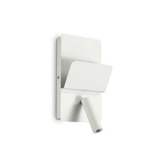 Applique USB avec liseuse Ideal lux Read Blanc 01 Métal 176536