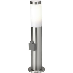 Borne extérieure avec prise Brilliant Chorus Nickel acier inoxydable 43693/82