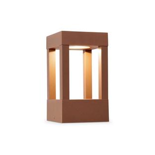 Borne extérieure led Faro AGRA Marron fonte d'aluminium 70756