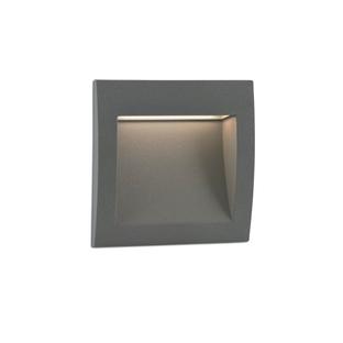 Encastré LED extérieur carré anthracite 14cm