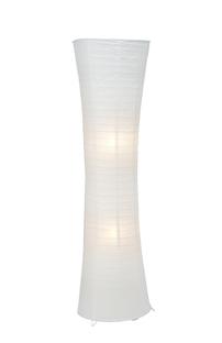 Lampadaire 2 lampes design Brilliant Becca Blanc Papier 92961/05