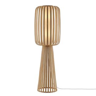 Lampadaire 2 lampes design Lo Select Band Bois Bambou F30132NTBA.WH.128