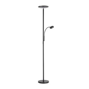 Lampadaire 2 lampes led Leuchten Direkt Hans Noir Métal 11709-18