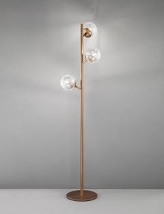 Lampadaire 3 lumières design Metal Lux Global Bronze Métal 262.733.04