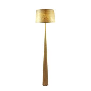 Lampadaire design Aluminor Totem Beige Acier TOTEM LS BOIS