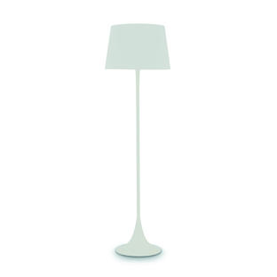 Lampadaire design Ideal lux London Blanc 01 Métal - Tissus 110233