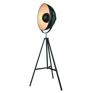 Lampadaire design Lo Select Inaya Noir Métal - Tissus KL011117 MAT BLACK