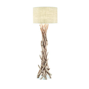 Lampadaire en bois flotté Ideal lux Driftwood Beige Bois 148939