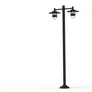 Lampadaire extérieur 2 lampes design Roger Pradier kent 127005_