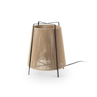Lampe de sol extérieure design Faro Akane Beige Acier 71263