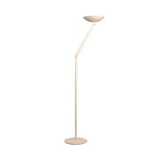 Lampadaire led Aluminor Lib Blanc Acier LIB LED V B