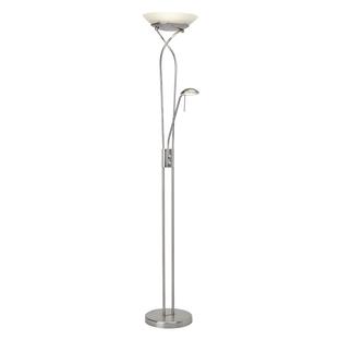 Lampadaire led Brilliant Ollie Gris Métal - Verre G93036/13