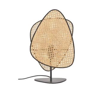 Lampe à poser Screen H 38 cm - Rotin/Cannage Naturel  - Market Set - 655626