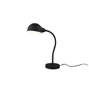 Lampe de Bureau Perry - Trio - H46 cm - 1xE27 - Noir mat - 504900132