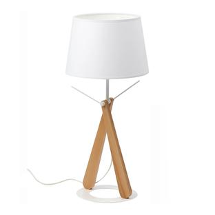 Lampe design Aluminor Zazou Blanc Bois ZAZOU LT B