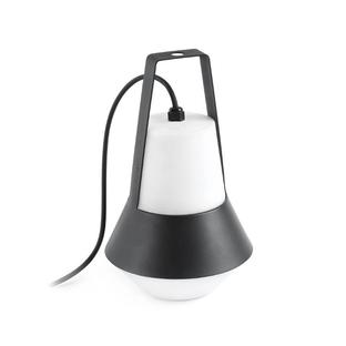 Lampe design Faro Cat Noir Aluminium 71562