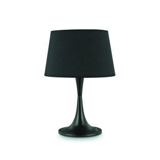 Lampe design Ideal lux London Noir Métal - Tissus 110455