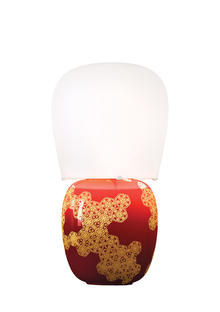 Lampe design Kundalini Hive Rouge Céramique K390325R