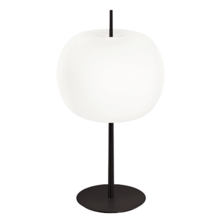 Lampe design Kundalini Kushi Noir Métal - Verre K223105N