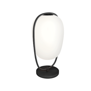 Lampe design Kundalini Lanna Noir Métal - Verre K385320N