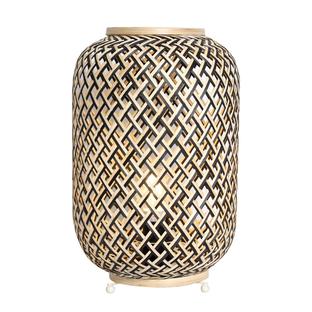 Lampe design Lo Select Cage Bois Bambou T81023BK